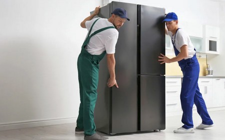 Установка холодильника Side-by-Side