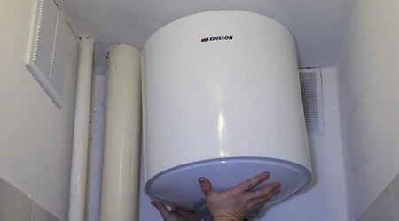 Установка водонагревателя